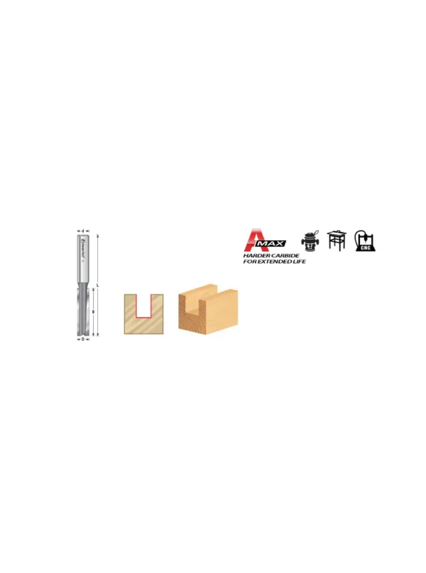 FRESA PARA ACANALAR DE 1/2 X 2 ESPIGO 1/2 45426 AMANA TOOL