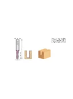 FRESA PARA ACANALAR DE 1/2 X 2 ESPIGO 1/2 MD144 AGE BY AMANA TOOL