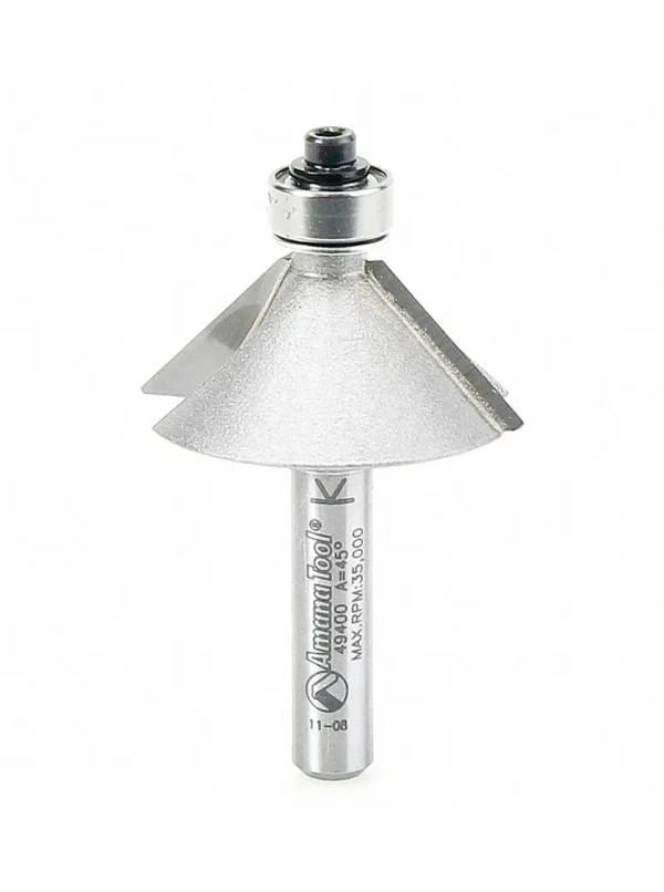 FRESA PARA CHAFLAN 45° ESPIGO 1/4 X 5/8 49400 AMANA TOOL