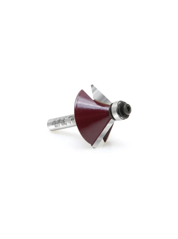 FRESA PARA CHAFLAN CON RODAMIENTO 1.1/4 X 17/32 ESPIGO 1/4 45° MD252 AGE BY AMANA TOOL