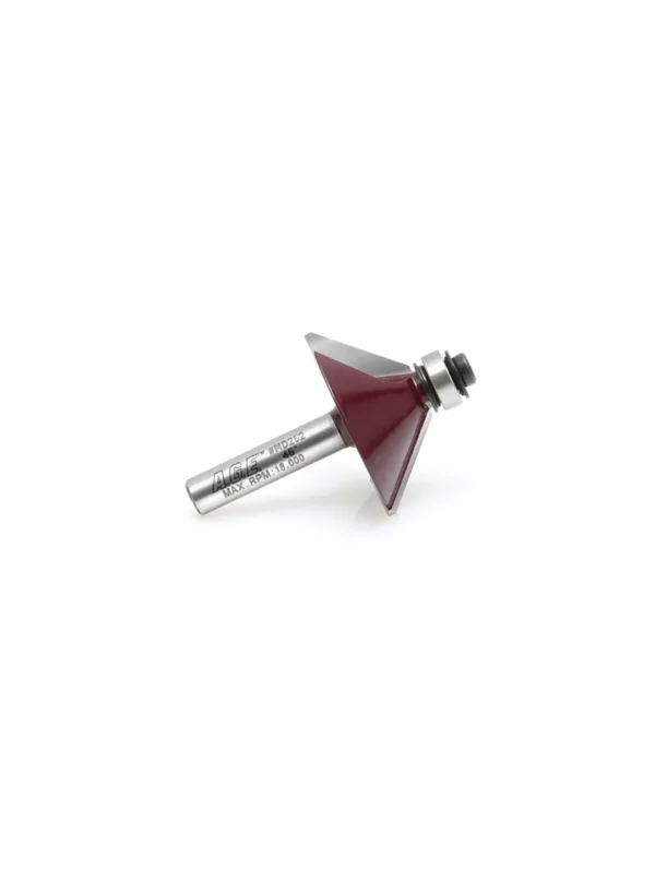 FRESA PARA CHAFLAN CON RODAMIENTO 1.1/4 X 17/32 ESPIGO 1/4 45° MD252 AGE BY AMANA TOOL