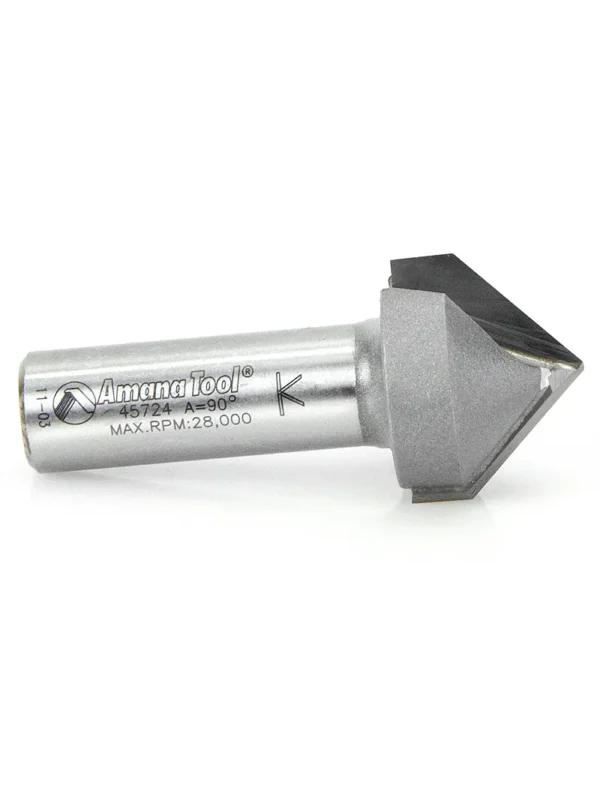 FRESA PARA CORTE EN V DE 90° 1 ESPIGO 1/2 45724 AMANA TOOL