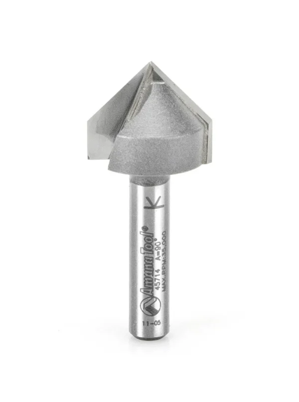 FRESA PARA CORTE EN V DE 90° 3/4 ESPIGO 1/4 45714 AMANA TOOL