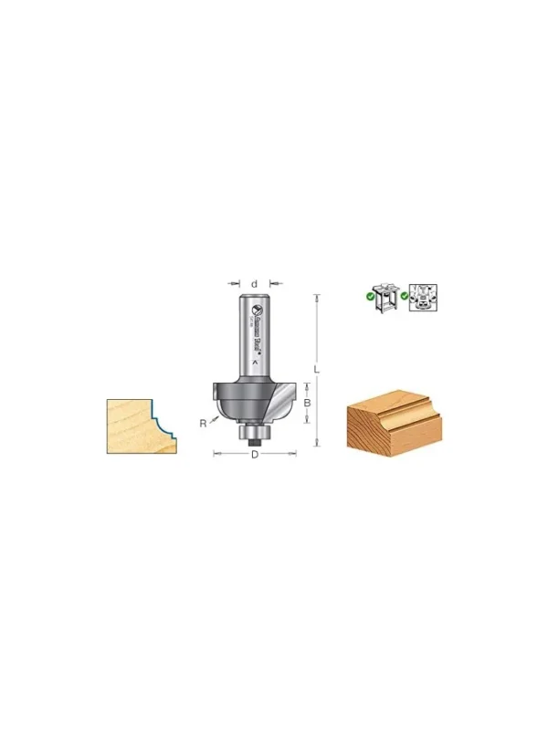 FRESA PARA MOLDURA CONCAVA CLASICA 54148 AMANA TOOL