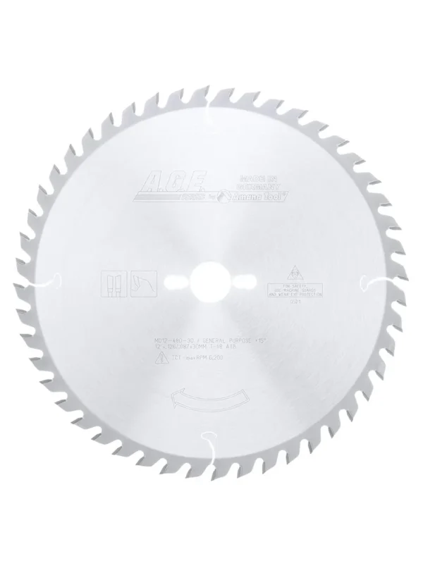 SIERRA CIRCULAR DE TUNGSTENO PARA MADERA 12 X 30 X 48 DIENTES MD12-480-30 AGE BY AMANA TOOL