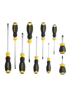 juego de destornilladores STANLEY 60-100 de 10 piezas para mantenimiento y reparación
