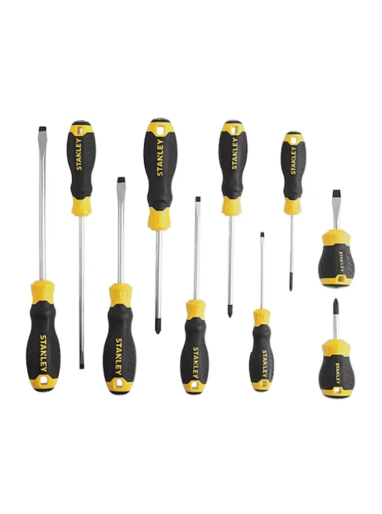 juego de destornilladores STANLEY 60-100 de 10 piezas para mantenimiento y reparación