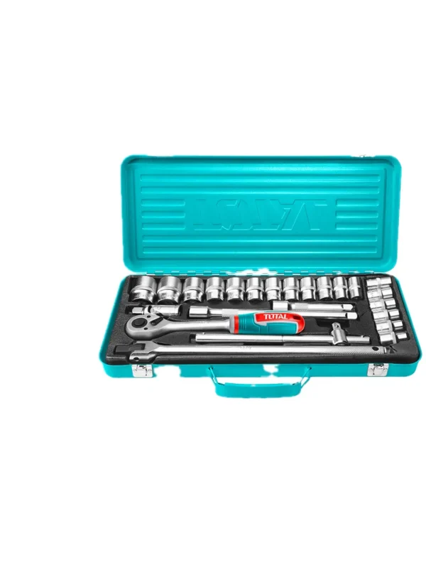 JUEGO DE COPAS 10 - 32MM DE 1/2" 24 PIEZAS THT121242 TOTAL TOOLS