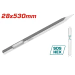 CINCEL AGUDO HEXAGONAL 28 X 530 MM TAC1531282 TOTAL TOOLS