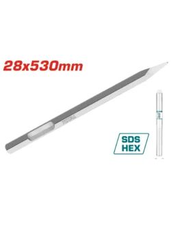 CINCEL AGUDO HEXAGONAL 28 X 530 MM TAC1531282 TOTAL TOOLS