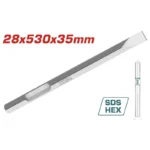 CINCEL PLANO HEXAGONAL 28 X 530 MM TAC1532282 TOTAL TOOLS