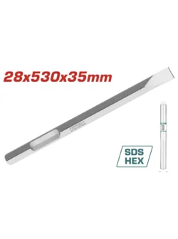 CINCEL PLANO HEXAGONAL 28 X 530 MM TAC1532282 TOTAL TOOLS