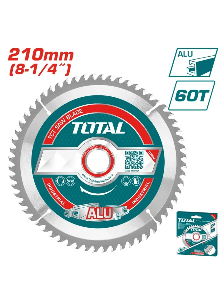 SIERRA CIRCULAR PARA ALUMINIO 8.1/4 X 60 DIE TAC233523 TOTAL TOOLS