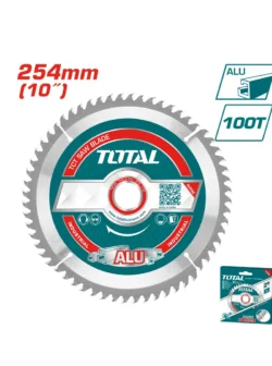 SIERRA CIRCULAR PARA ALUMINIO 10 X 100 DIEN. TAC2337210 TOTAL TOOLS