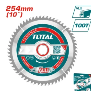 SIERRA CIRCULAR PARA ALUMINIO 10 X 100 DIEN. TAC2337210 TOTAL TOOLS