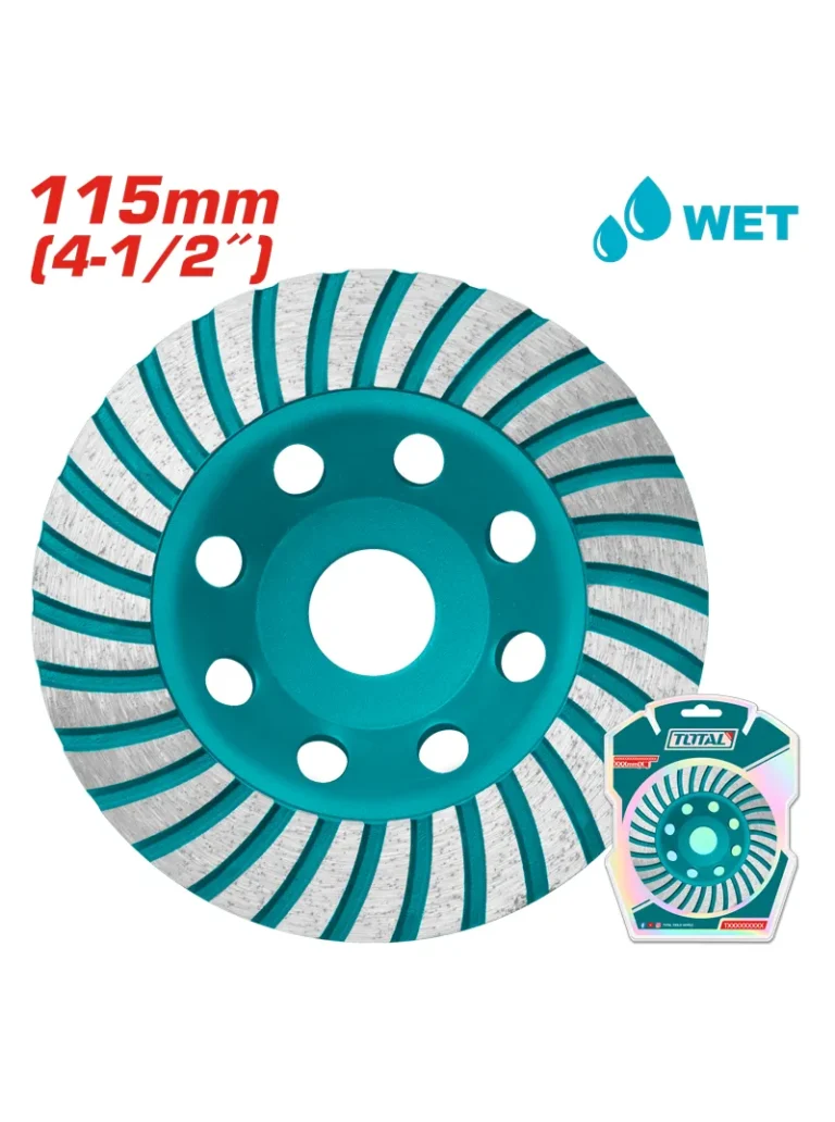 COPA DIAMANTE DE DESBASTE TURBO 4.1/2 TAC2411151 TOTAL TOOLS