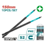 PUNTA ESTRELLA IMPACTO INDUSTRIAL 10 UND TACIM16PH263 TOTAL TOOLS