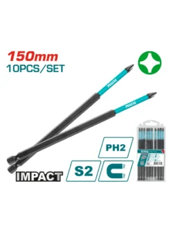 PUNTA ESTRELLA IMPACTO INDUSTRIAL 10 UND TACIM16PH263 TOTAL TOOLS