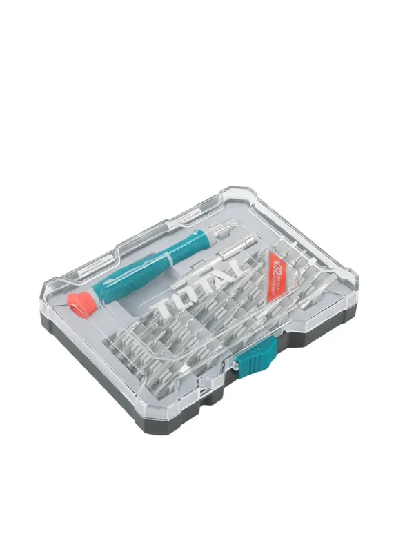 JUEGO DE DESTORNILLADORES 32 PZ CON PUNTAS TACSD30326 TOTAL TOOLS