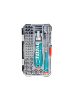 JUEGO DE DESTORES 55 PZ CON PUNTAS + COPAS TACSD30556 TOTAL TOOLS