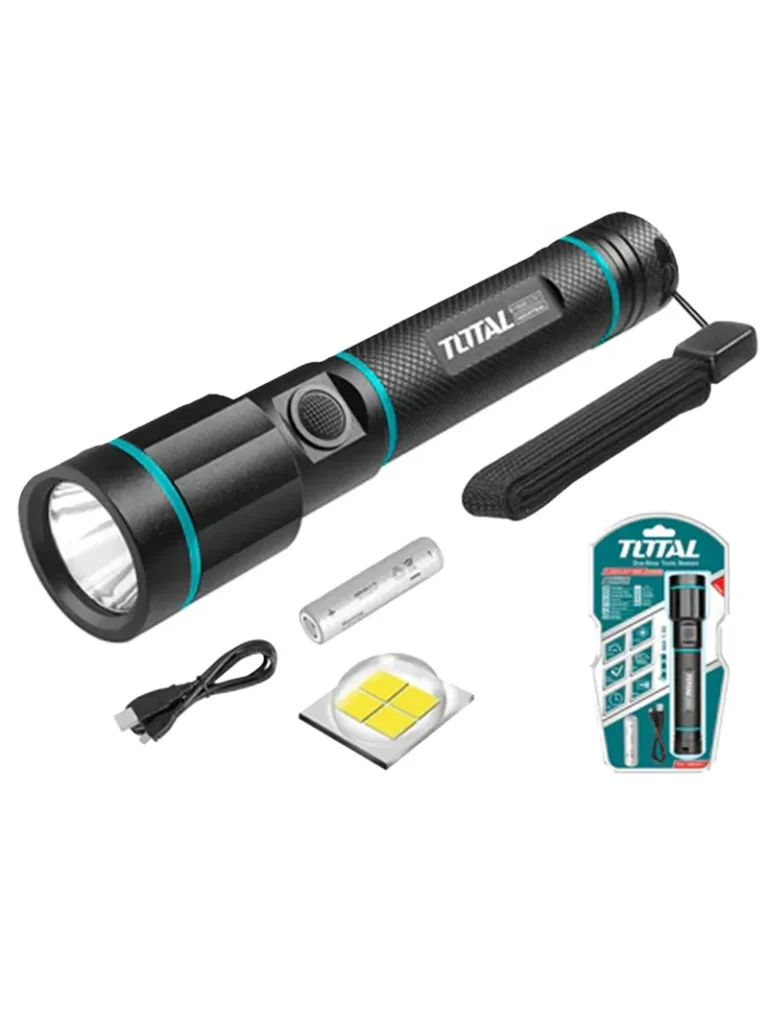 LINTERNA RECARGABLE DE 400 LÚMENES TCFL186503 TOTAL TOOLS
