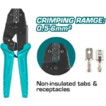 ALICATE PINZA PELACABLE CON PONCHADOR INDUSTRIAL THCPC0506