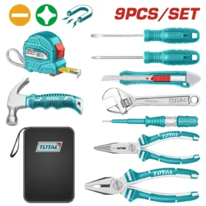 KIT DE HERRAMIENTAS DE 9 PIEZAS THKTHP90096 TOTAL TOOLS