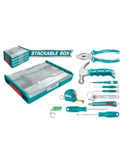 KIT DE HERRAMIENTAS PARA ELECTRICISTA 11 P THKTV02H111 TOTAL TOOLS