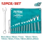 JUEGO DE LLAVES COMBINADAS 6-24MM DE 12PZ THT1022121 TOTAL TOOLS