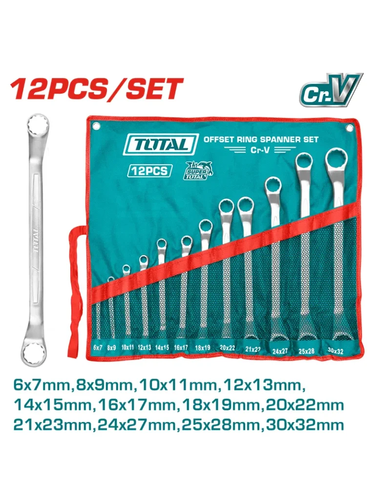 JUEGO DE LLAVES ESTRELLA 6 A 32 MM THT1024121 TOTAL TOOLS