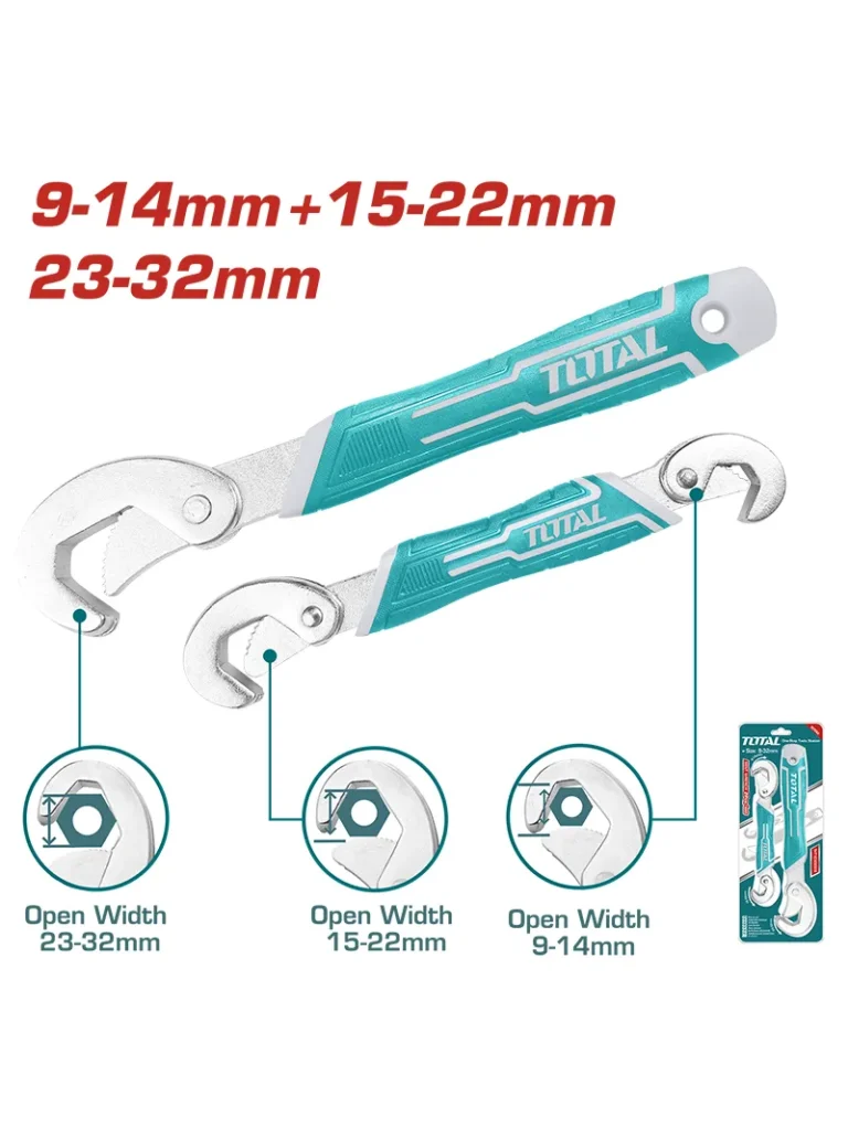 JUEGO DE LLAVES DE GANCHO 2 PZ 9-14 15-22 THT10309328 TOTAL TOOLS