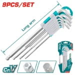 KIT LLAVES BRISTOL TIPO BOLA 1.5-10mm THT106291 TOTAL TOOLS