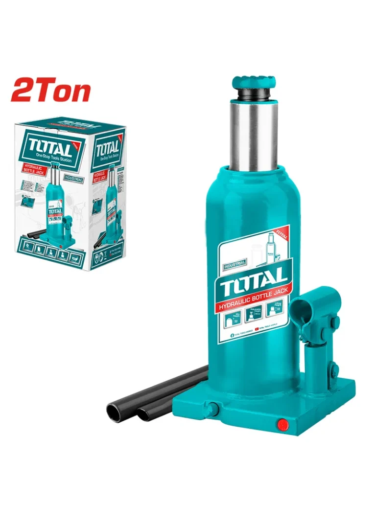 GATO HIDRÁULICO TIPO BOTELLA 2 TONELADAS THT109022 TOTAL TOOLS