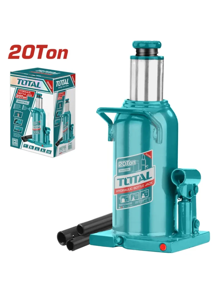 GATO HIDRAULICO TIPO BOTELLA 20 TON THT109202 TOTAL TOOLS