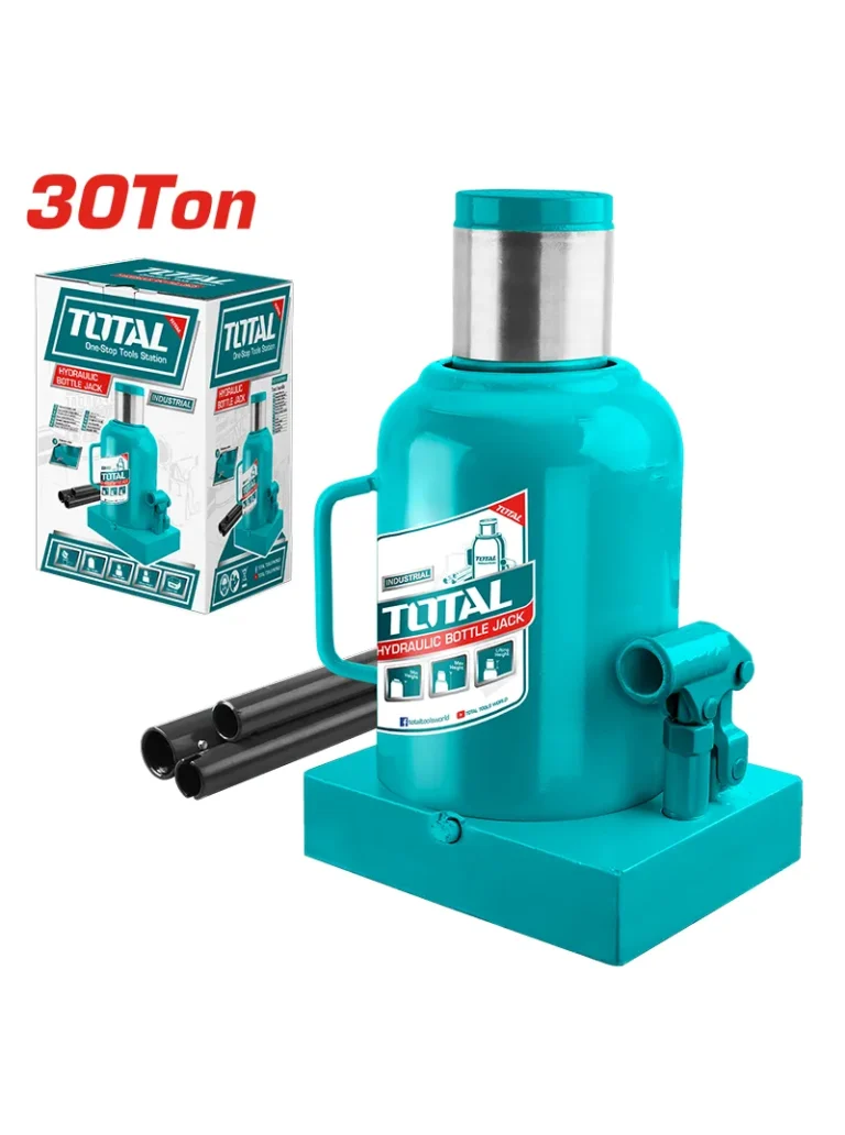 GATO HIDRAULICO TIPO BOTELLA DE 30 TONELAS THT109302 TOTAL TOOLS