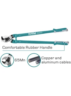 CORTACABLE ALUMINIO Y COBRE INDUSTRIAL 24" THT115242 TOTAL TOOLS