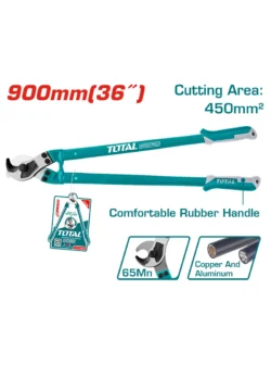 CORTACABLE ALUMINIO Y COBRE INDUSTRIAL 36" THT115362 TOTAL TOOLS