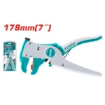 ALICATE PINZA PELACABLE AUTOMATICO INDUSTRIAL THT15606 TOTAL TOOLS