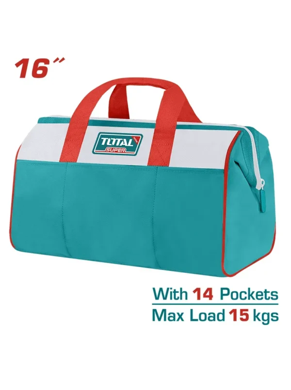 MOCHILA PORTA HERRAMIENTAS DE 16" THT261625 TOTAL TOOLS