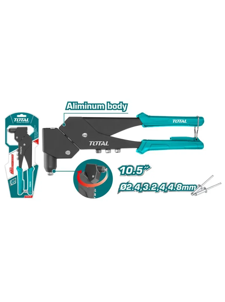 REMACHADORA CON CABEZA GIRATORIA 3/32 A 3/16 THT32106 TOTAL TOOLS