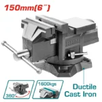 PRENSA DE BANCO INDUSTRIAL DE 6" THT6166 TOTAL TOOLS