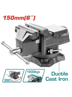 PRENSA DE BANCO INDUSTRIAL DE 6" THT6166 TOTAL TOOLS
