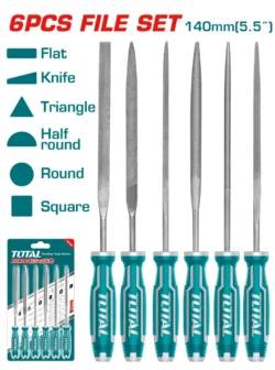 Limas Tipo Joyero Surtidas Juego De 6 Piezas Tht91462 Total