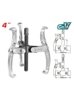 EXTRACTOR DE POLEAS DE 4" CON 3 PATAS THTGP346 TOTAL TOOLS