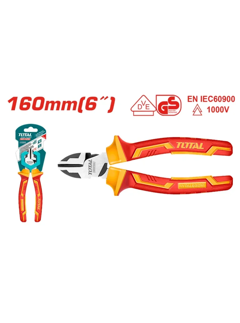 ALICATE AISLADO 1000V CORTAFRIO LATERAL 6" THTIP2261 TOTAL TOOLS