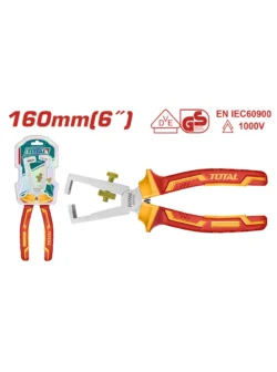 ALICATE AISLADO 1000 V PELACABLE FRONTAL 6" THTIP2661 TOTAL TOOLS