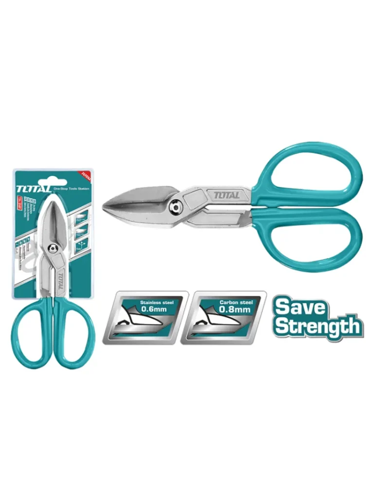 TIJERA PARA METALES MULTIUSOS DE 10" THTJ534101 TOTAL TOOLS