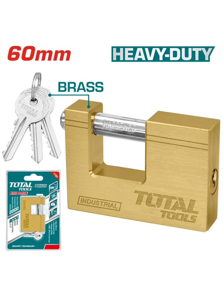 CANDADO ANTICIZALLA DE PASADOR DE 60MM TLK32603 TOTAL TOOLS