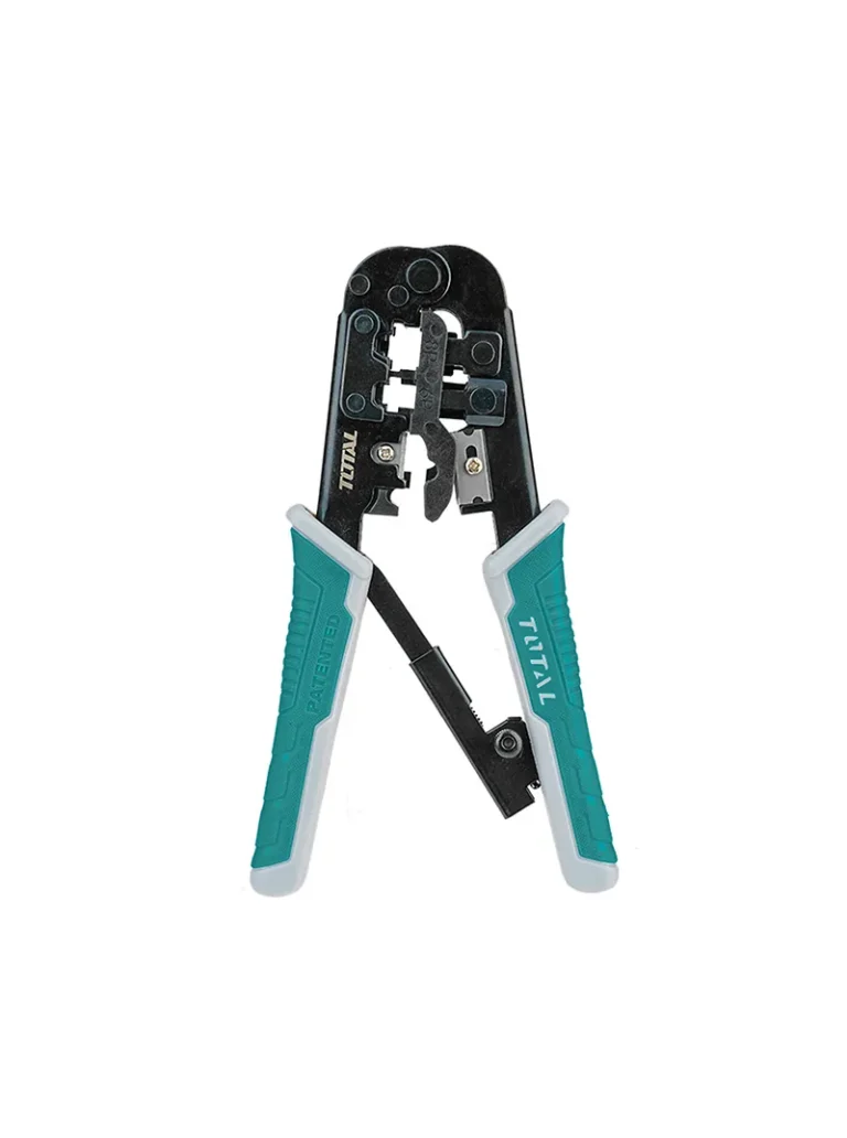 PINZA PELACABLE CON PONCHADORA RJ 45 TMPCN5468R TOTAL TOOLS