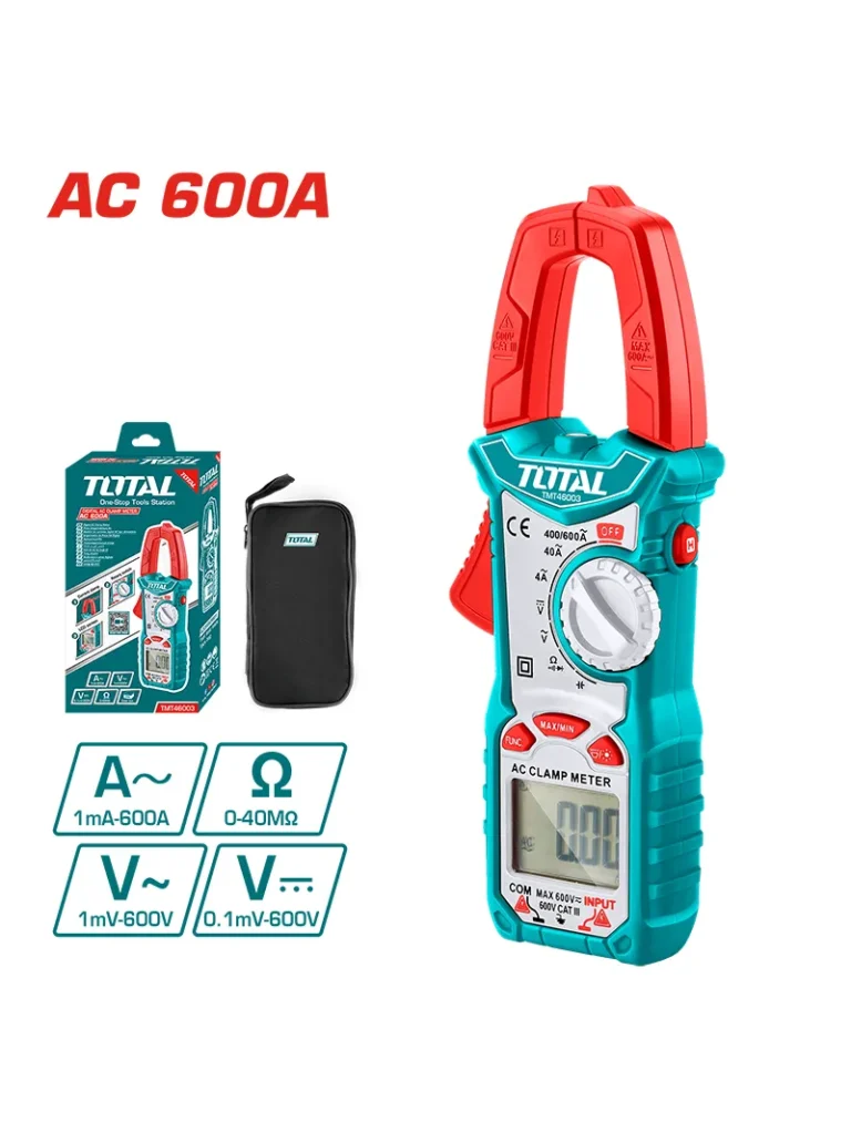 Multimetro Pinza Voltiamperimetrica 600amp Tmt46003 Total